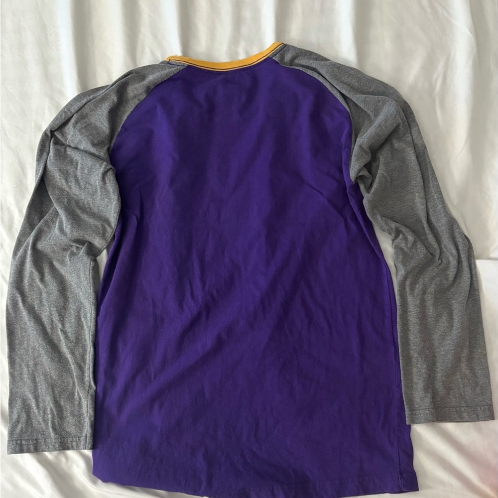 NFL Purple and Gray Long Sleeve Tee